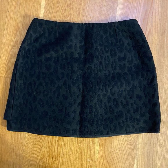 Gryphon Wool Blend Back Pleated Skirt - Picture 1 of 6